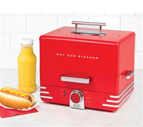Nostalgia Electrics Diner Style Hot Dog Steamer