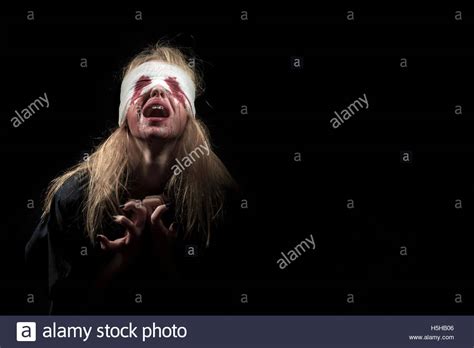Woman Crying Blood Hi Res Stock Photography And Images Alamy