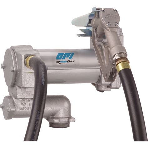 Free Shipping — Gpi 12v Fuel Transfer Pump — 25 Gpm Manual Nozzle