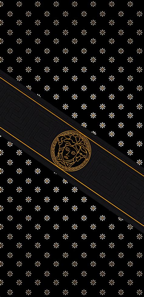Versace Gift Black Gold Logo Logos Supreme Hd Phone Wallpaper Peakpx