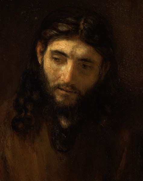 Rembrandt And The Face Of Jesus Lines And Colors
