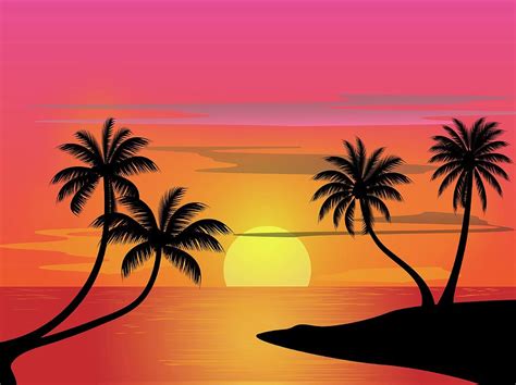 Sunset Beach Digital Art By John Alberton Fine Art America