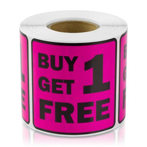 Buy One Get One Free Buy 1 Get 1 Free 2x2 Point Of Sale Discount