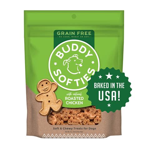 Buddy Biscuits Grain Free Soft And Chewy Dog Treats With Roasted Chicken