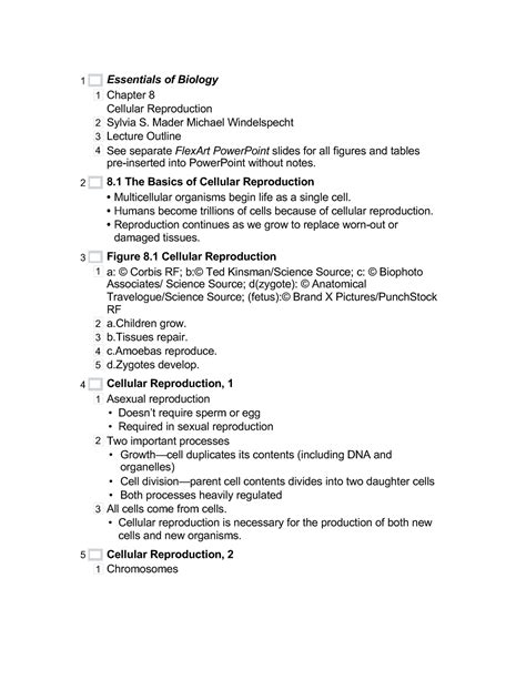 Chapter 8 Lecture Notes 8 Essentials Of Biology Chapter 8 Cellular