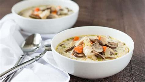 Creamy Chicken And Mushroom Soup The Blond Cook