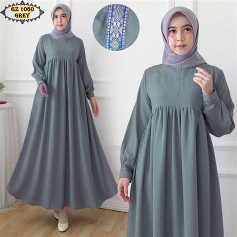 Mumpung masih ada waktu, yuk coba ulik inspirasi model baju pesta terbaru berikut ini, yang pastinya memiliki kesan berbeda dari biasa. Gamis Babydoll Wolfis GZ1060 - Katalog Bajugamismu