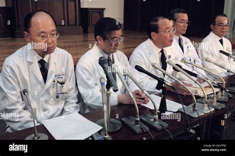 Tokyo Japan Doctors At Keio University Hospital In Tokyos Shinjuku Ward Announce The Death