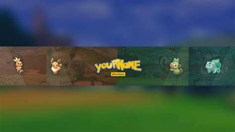 Free Pokémon Youtube Banner Template 5ergiveaways