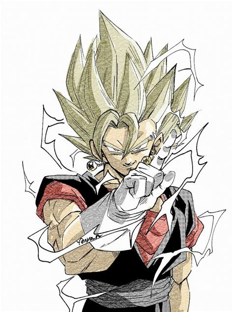 Pin De Obedguedez En ️vegito Y Gogeta ️ Dibujos Personajes De Dragon