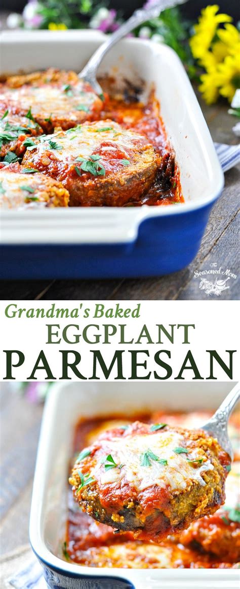 Scrittrice, aquila, lampada, moneta, felicità. Grandma's Baked Eggplant Parmesan | Recipe | Vegetarian ...