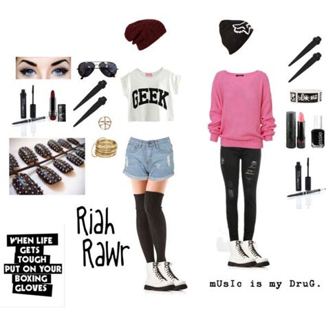 Hipster Vs Girly Tomboy Polyvore Pink Oversized Sweater Sweater