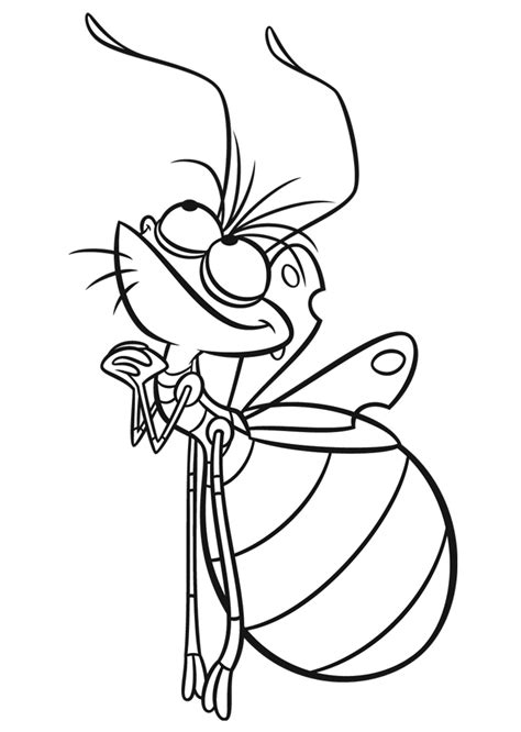 Bug coloring pages are one of the smallest insects found in nature as well as in our gardens. Firefly Coloring Page at GetColorings.com | Free printable ...