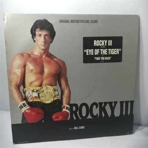 1982 Sylvester Stallone Movie Rocky Iii Ost Music Album Vinyl Lp