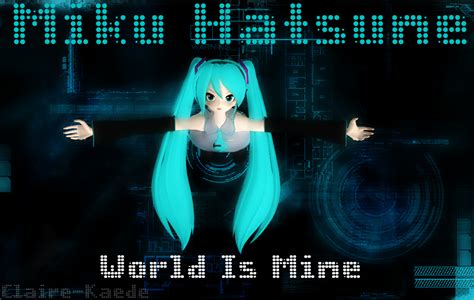 Hatsune Miku World Is Mine By Claire Kaede On Deviantart