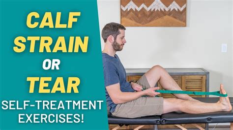 The 7 BEST Calf Muscle Strain Recovery Exercises Stretches PT Time
