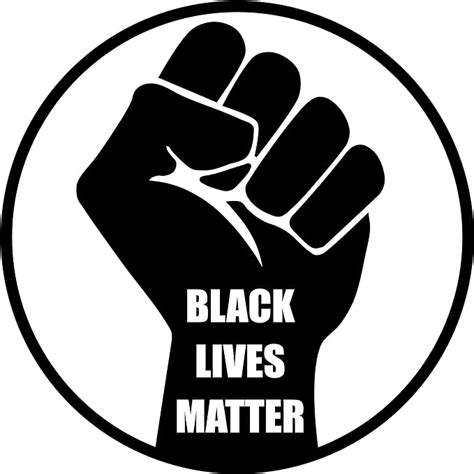 Adesivo De Símbolo Black Lives Matter Fist Decalque De Vinil Premium