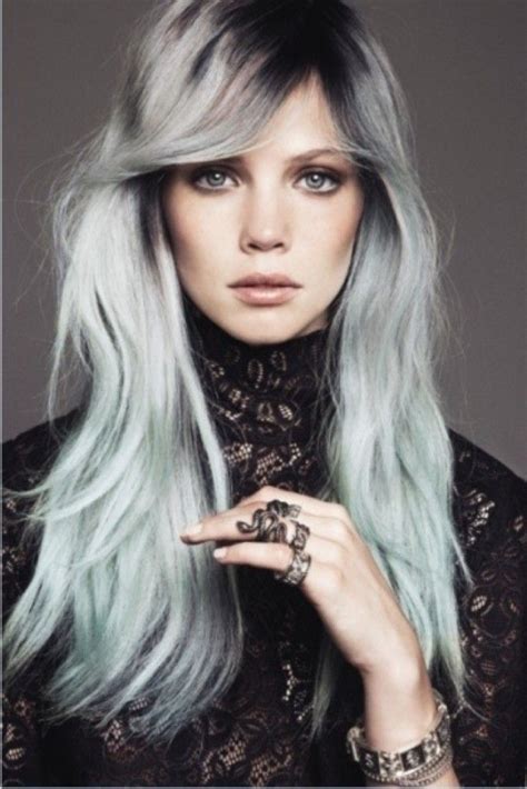 Granny Hair Trend Springsummer 2015 Beauty Trend Grey Hair Color