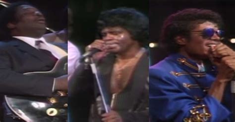 Watch James Brown Bb King And Michael Jackson Once In A Lifetime