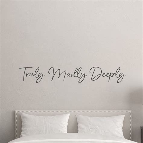 Truly Madly Deeply Etsy