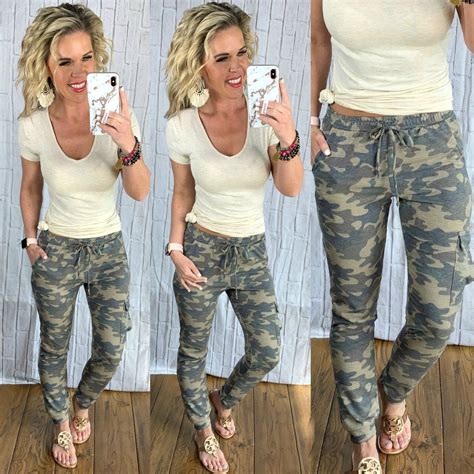 Camo Cargo Joggers Light Cute Camo Outfits Camo Outfits Jogger