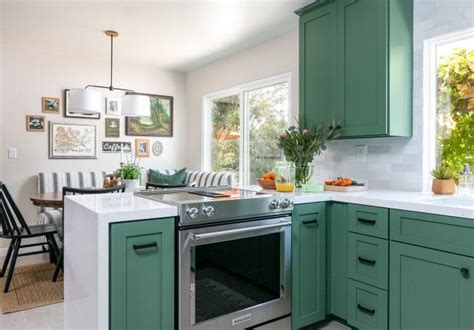 Kitchen Of The Week Inviting Green Cabinets And Improved Storage