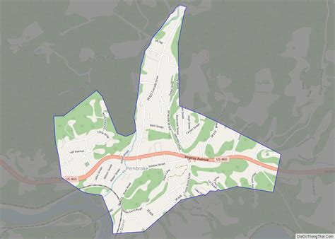Map Of Pembroke Town Virginia
