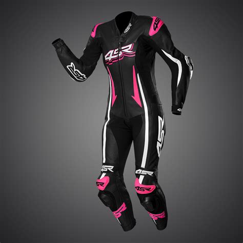 Sr One Piece Women S Leather Suit Racing Lady Pink