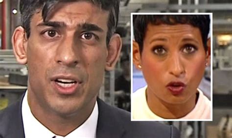 Rishi sunak (born 12 may 1980) is a british politician who has been chancellor of the exchequer since february 2020. Rishi Sunak hits back at BBC Naga Munchetty - 'I would ...