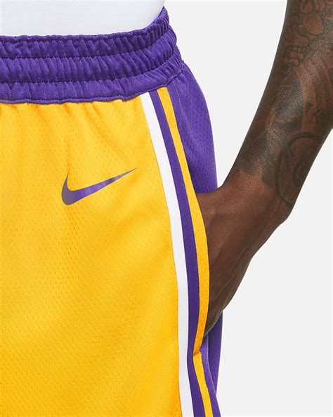 Los Angeles Lakers Icon Edition Nike Nba Swingman Shorts Für Herren