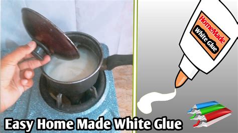 Homemade Glue White Glue Glue For Paper And Crafts Youtube