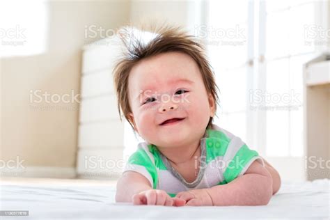 Happy Baby Boy Smiling Stock Photo Download Image Now Baby Human