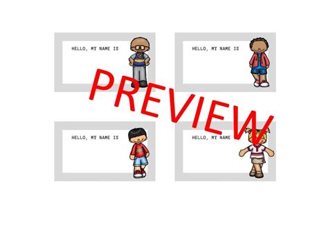 Editable Student Name Tags Kids Edition Volume 2 Made By Teachers