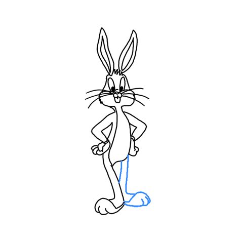 How To Draw A Bugs Bunny Step By Step Easy Drawing Guides Drawing Howtos