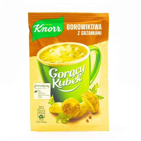 Knorr Goracy Kubek Instant Boletus Mushroom Soup European Food Express