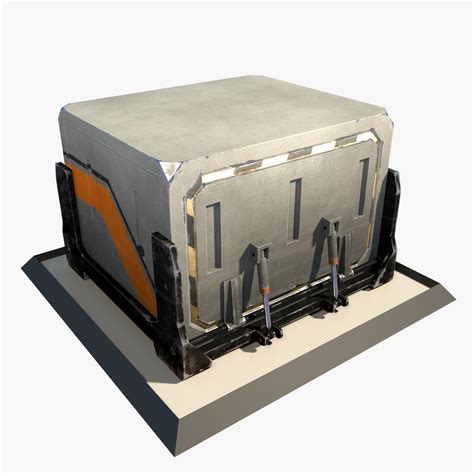 Sci Fi Containers 3d Model 10 Ma Fbx Free3d