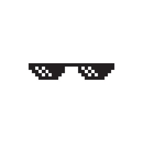 Thug Life Sunglasses Vector Icon 6899227 Vector Art At Vecteezy