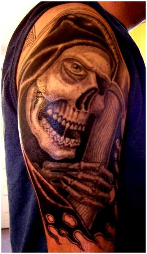 All Tattoo Design 35 Horrifying Grim Reaper Tattoo Styles