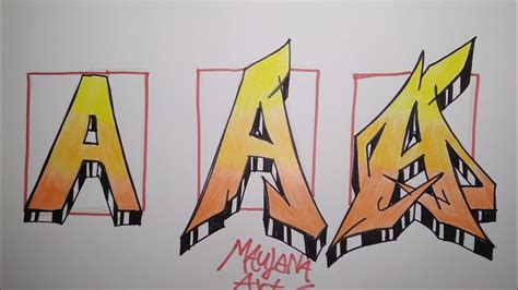 Alibaba.com menawarkan 4456 produk graffiti huruf. Tutorial Cara Membuat Huruf Graffiti MUDAH - YouTube