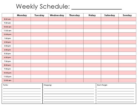 One Day Calendar With Time Slots Calendar Template