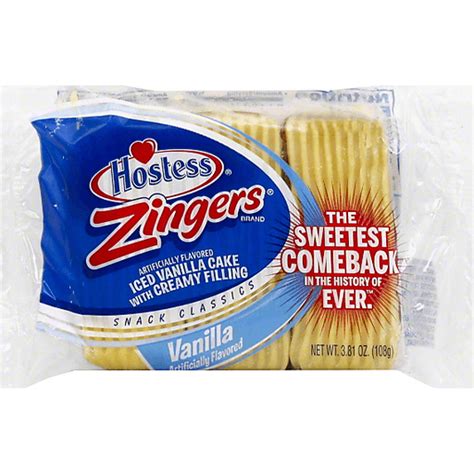 Hostess Zingers Vanilla 3 Ct Frozen Foods Rons Supermarket