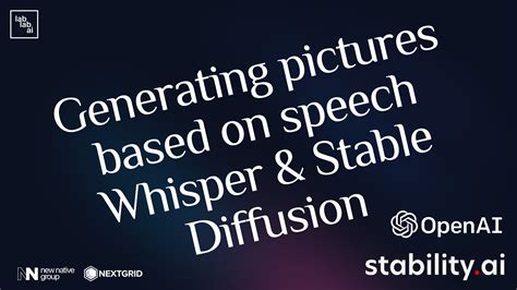 Stable Diffusion And Openai Whisper Prompt Guide Generating Pictures