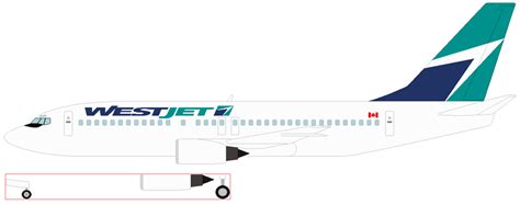 WestJet Airlines Boeing 737 Passenger Plane by WynterStar93 on DeviantArt