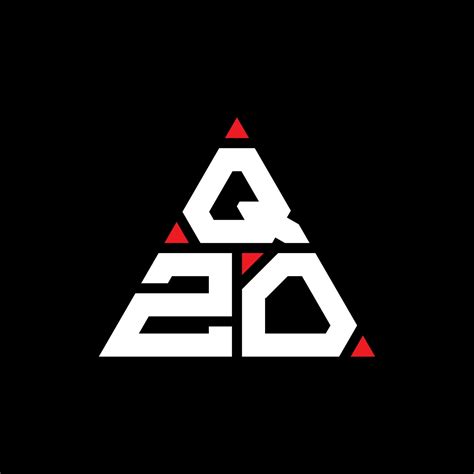 Qzo Triangle Letter Logo Design With Triangle Shape Qzo Triangle Logo