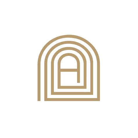 Arch Residential Logo United Kingdom Single Letter Logo Lettering