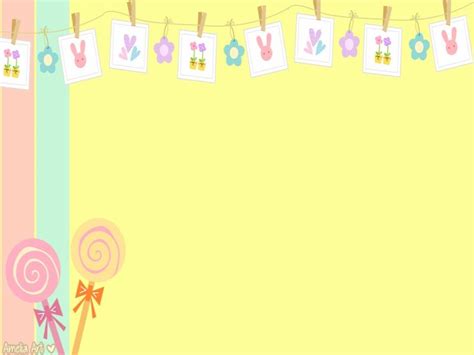 Free for commercial use no attribution required high quality images. Yellow Cute Clip Art Backgrounds for Powerpoint Templates ...