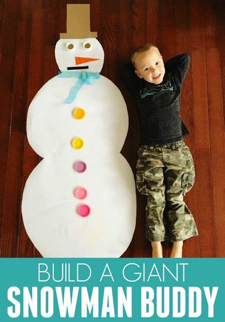 Toddler Approved Build A Giant Snowman Buddy Winter Activities For