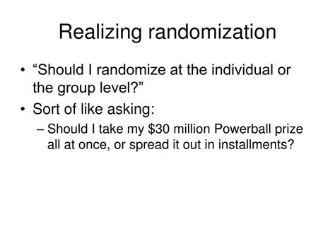 Ppt Individual Vs Group Randomized Trials Powerpoint Presentation