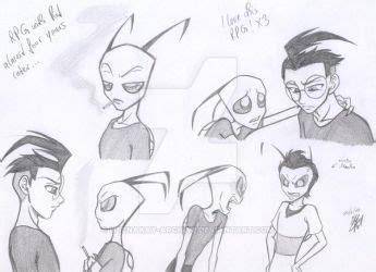 RPG Years Later By HyenaKay Archive Character Art Invader Zim