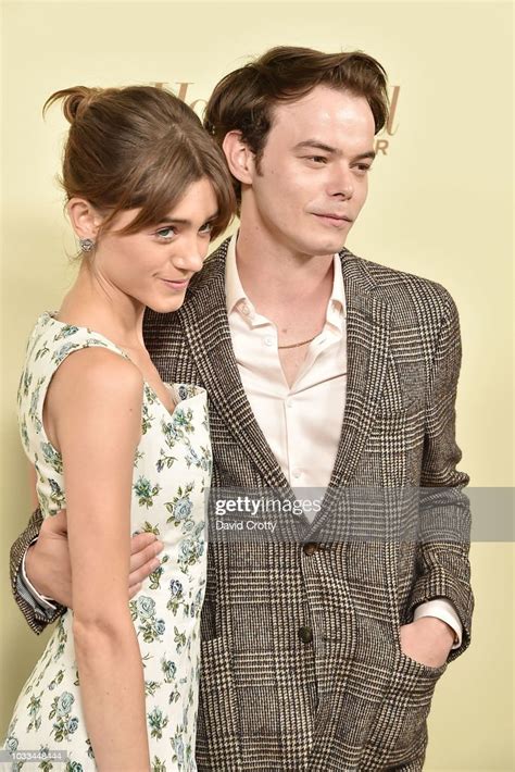 Natalia Dyer And Charlie Heaton Attend The Hollywood Reporter And